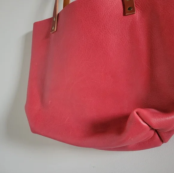 Portland Leather Goods Medium Tote Bag in Flamenco Sugar - Picture 8 of 12